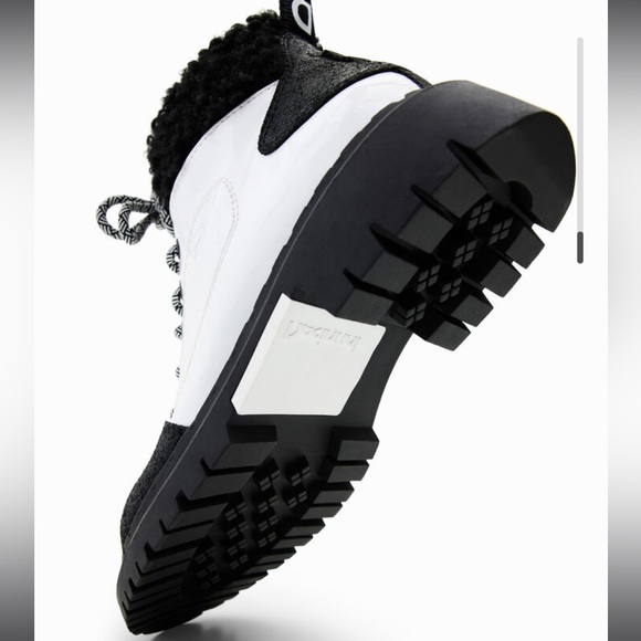 Desigual Lace-Up Trekking Boots Size 9 - Picture 8 of 17